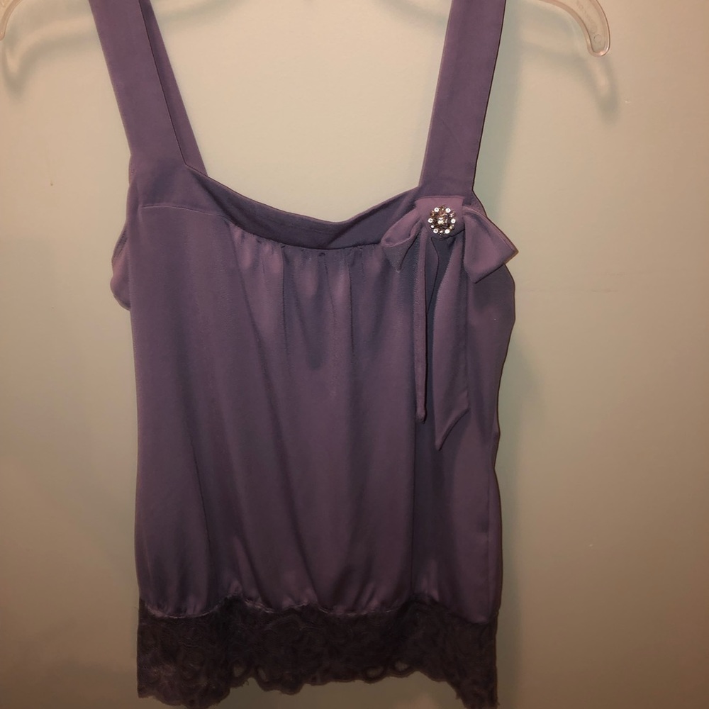 3/$33 Purple w Lace & Hint of Bling Sz M
